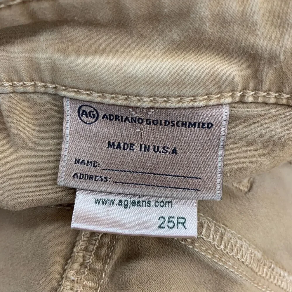 AG Adriano Goldschmied The Zip Up Legging Ankle Pants 25 Skinny Low Rise *READ - Picture 13 of 16